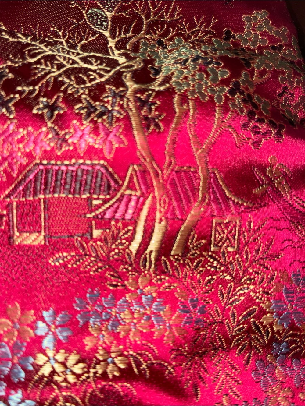 Jewelry vintage Chinese travel bag